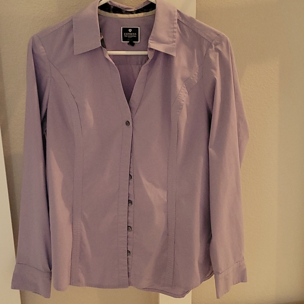 Express brand tailored dress shirt